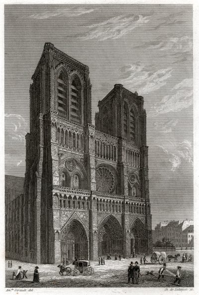 Catedral de Notre Dame de París de French School