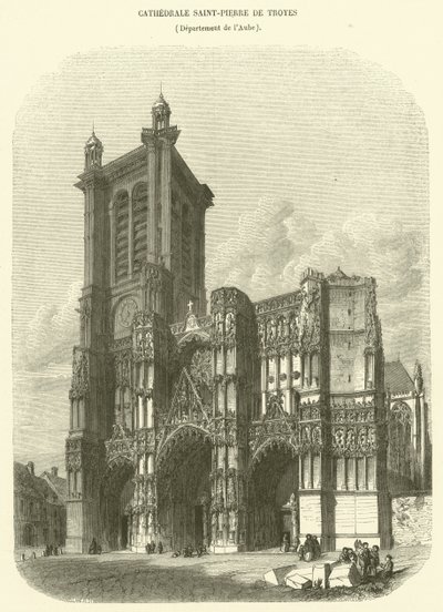 Catedral de San Pedro de Troyes, Departamento de Aube de French School