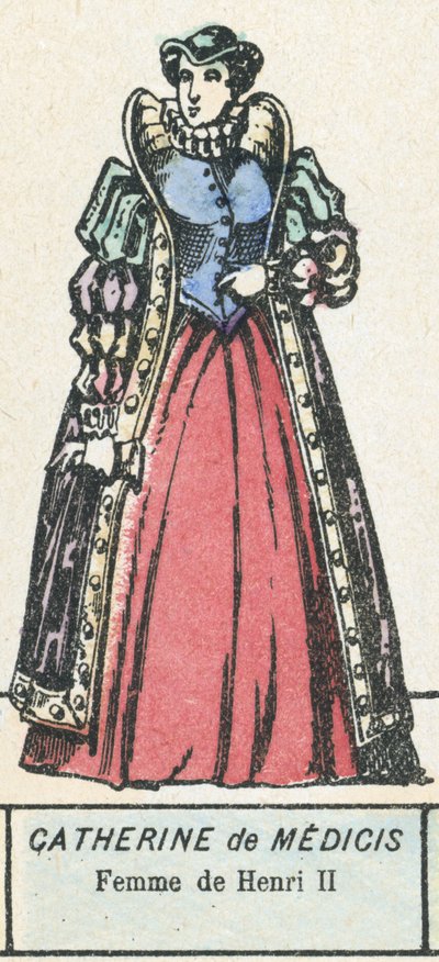 Catalina de Médici, Esposa de Enrique II de French School