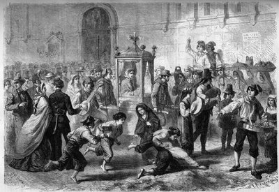 Rito católico - Bautismo - Nápoles, Italia de French School