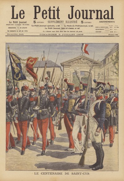 Centenario del establecimiento de la academia militar francesa en Saint-Cyr, París de French School