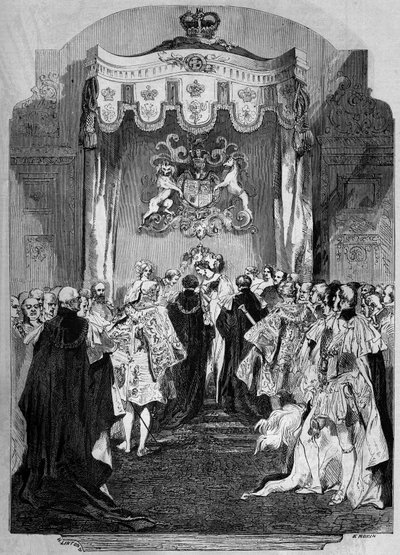 Ceremonia de la Orden de la Jarretera, Castillo de Windsor (Inglaterra) de French School