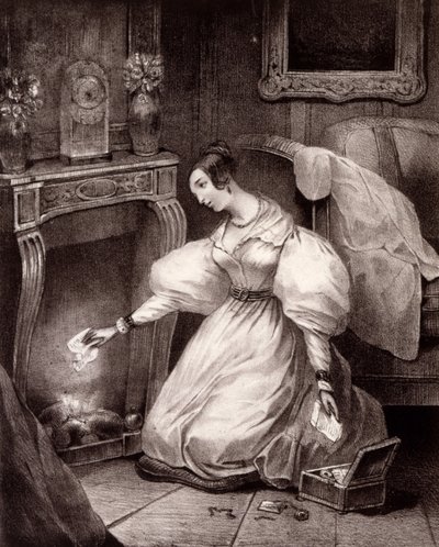 Chagrin DAmour, principios del siglo XIX de French School
