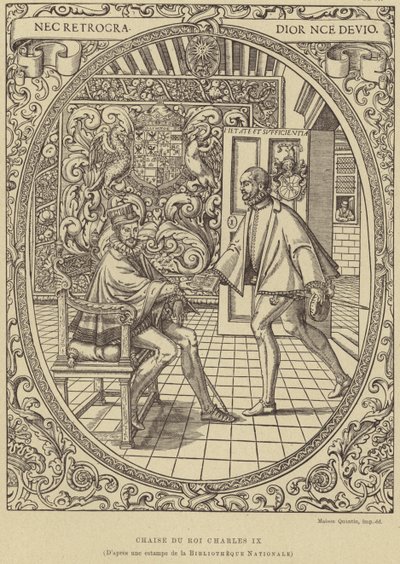 Silla del Rey Carlos IX de Francia, siglo XVI de French School