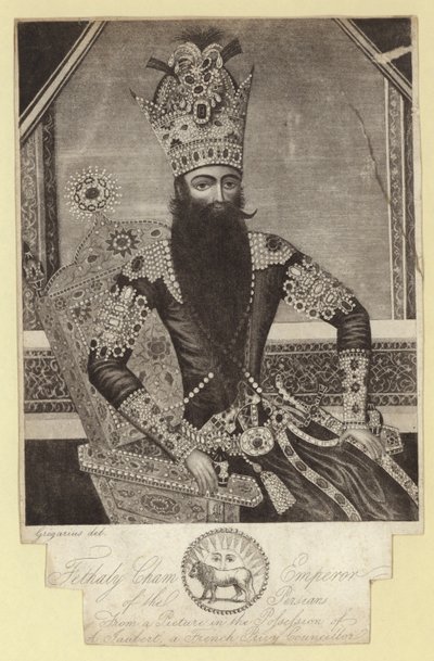 Cham Fethaly, Emperador de los Persas (1772-1834) de French School