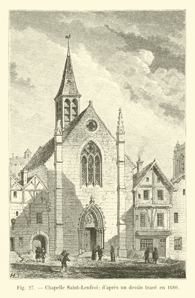Capilla Saint-Leufroi de French School