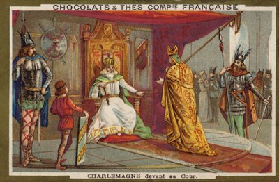 Carlomagno y su corte de French School