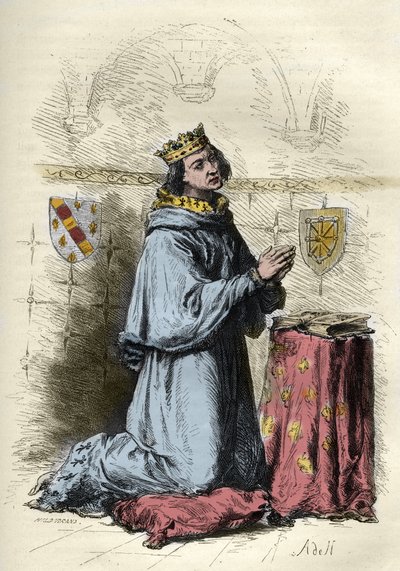 Carlos el Malo (Charles de Navarra) de French School