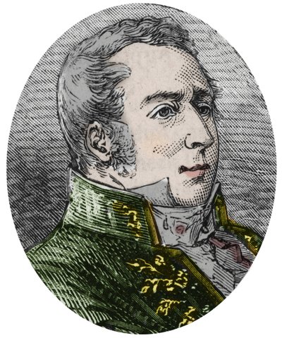 Charles Augustin (Charles-Augustin) Coulomb (1736-1806), científico, ingeniero, físico - Grabado en “Ciencias al alcance de todos: física y química populares” por Alexis Clerc - Finales del siglo XIX - Colección privada de French School