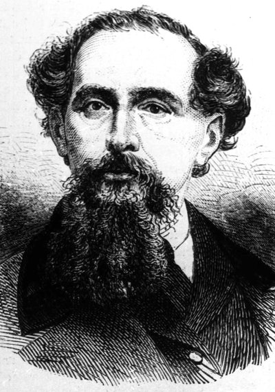 Charles Dickens (grabado) de French School