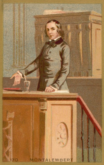 Charles Forbes René de Montalembert, historiador francés de French School