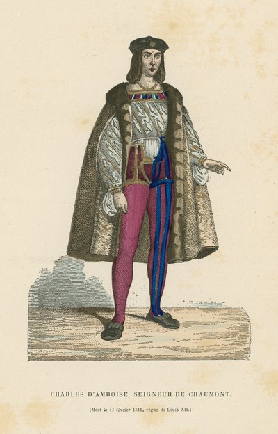Carlos II de Amboise, Señor de Chaumont de French School