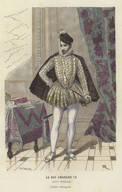 Carlos IX, Rey de Francia, siglo XVI de French School