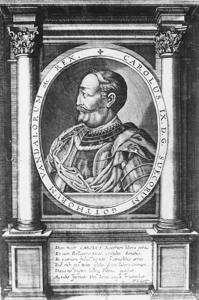 Carlos IX, Rey de Suecia de French School
