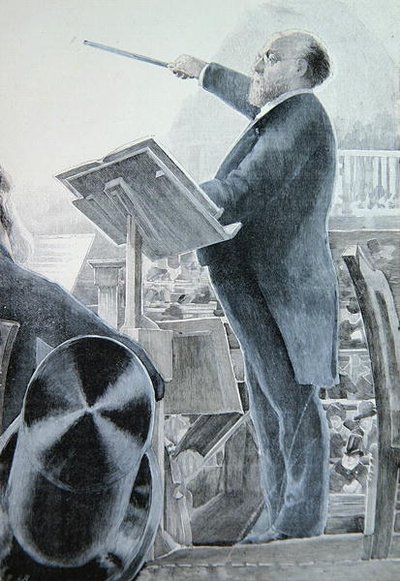 Charles Lamoureux (grabado) de French School