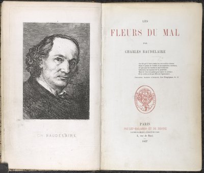 Charles Pierre Baudelaire, Las flores del mal de French School