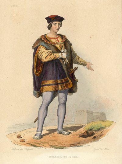 Carlos VIII de French School