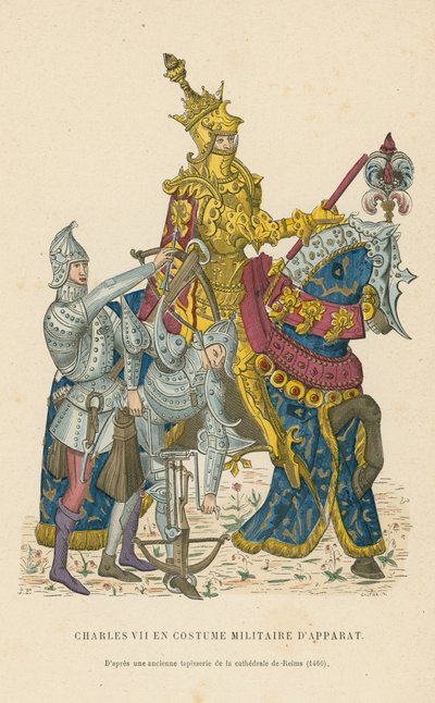 Carlos VII de Francia de French School