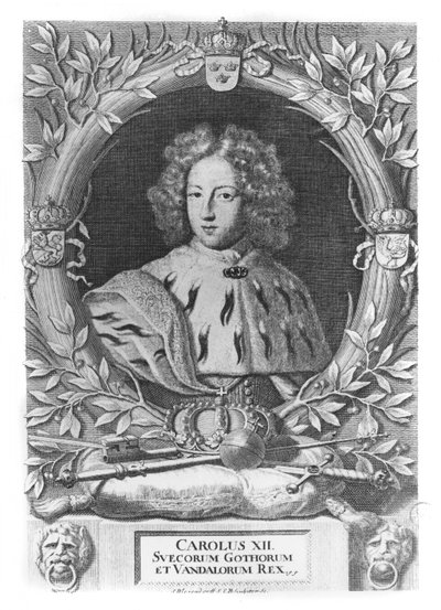 Carlos XII, Rey de Suecia de French School