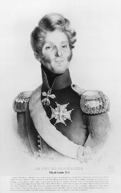 Carlos de Borbón, Duque de Normandía, o Barón Richemont, pretendiente al trono de Francia como Rey Luis XVII, c.1831-35 de French School