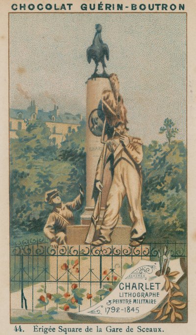 Charlet, Litógrafo y Pintor Militar, 1792-1845, Erigida en Square de la Gare de Sceaux de French School