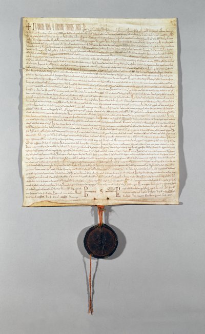 Carta de la Comuna de Peronne, otorgada por Felipe Augusto (1165-1223) 1209 de French School