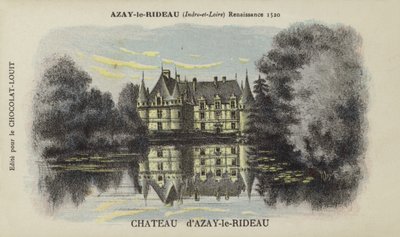 Castillo de Azay-le-Rideau, Azay-le-Rideau, Indre y Loira de French School