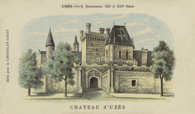 Castillo de Uzes, Uzes, Gard de French School