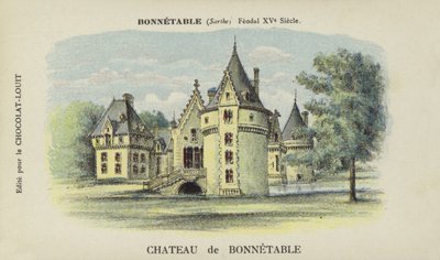 Castillo de Bonnetable, Bonnetable, Sarthe de French School