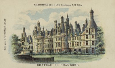 Castillo de Chambord, Chambord, Loir y Cher de French School