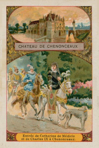 Castillo de Chenonceaux de French School