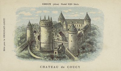 Castillo de Coucy, Coucy, Aisne de French School