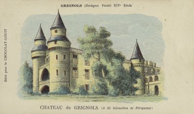 Castillo de Grignols, Grignols, Dordoña de French School