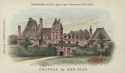 Castillo de Ker-Jean, Plougar, Finistere de French School