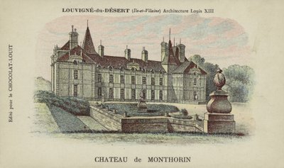 Castillo de Monthorin, Louvigne-du-Desert, Ile-et-Vilaine de French School