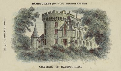 Castillo de Rambouillet, Rambouillet, Seine-et-Oise de French School