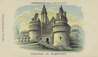 Castillo de Rambures, Rambures, Somme de French School
