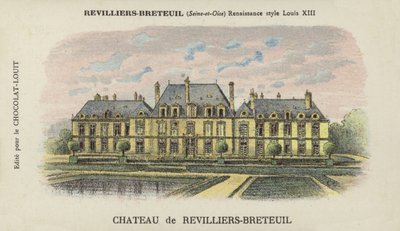 Castillo de Revilliers-Breteuil, Revilliers-Breteuil, Seine-et-Oise de French School