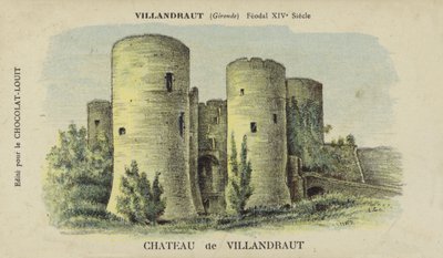 Castillo de Villandraut, Villandraut, Gironde de French School
