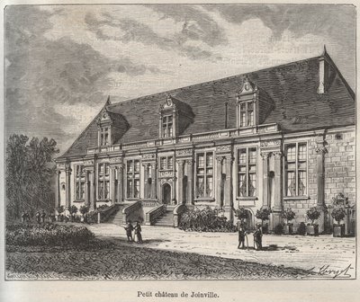 Chateau du Grand Jardin, Joinville - Haute-Marne - grabado en “La France illustree: geografía, historia, administración estadística” por V.A. Malt-Brown. 1884 de French School