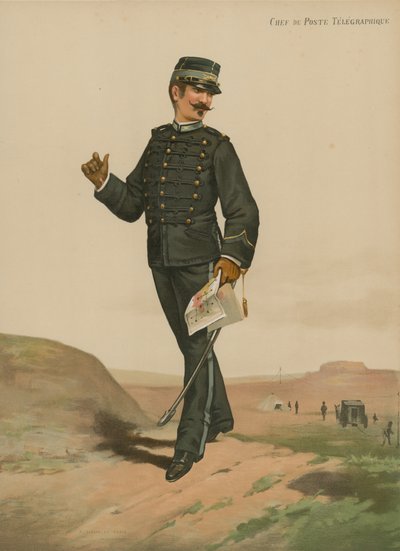 Jefe de puesto telegráfico de French School