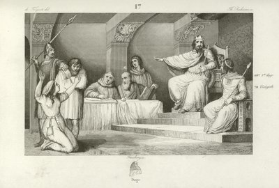Childeberto III, rey de los francos de French School