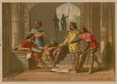 Childeberto I, Rey de Francia (c 496-558) de French School