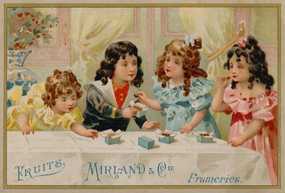Niños comiendo dulces de French School