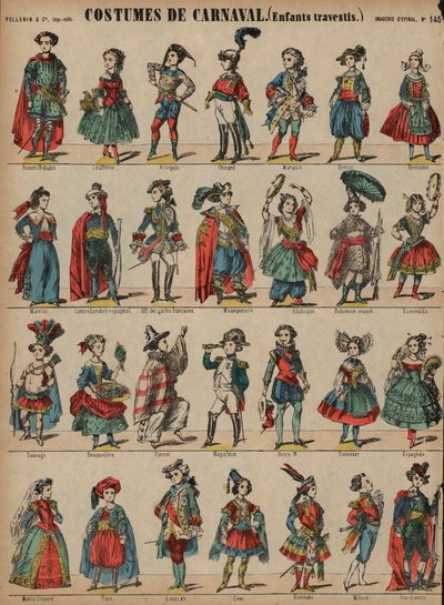 Trajes de carnaval infantiles de French School