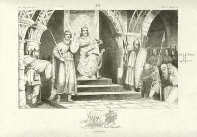 Chilperico II, rey de los francos de French School