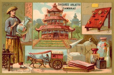 China (cromolitografía) de French School