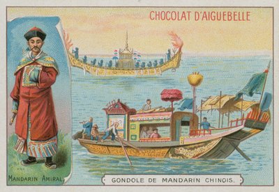 Almirante mandarín chino y góndola de French School