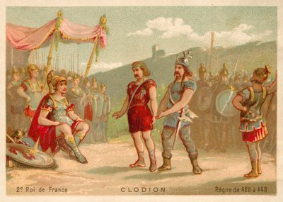 Clodio, Rey de los Francos Salios de French School