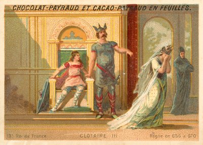 Clotario III, rey franco de Neustria y Borgoña de French School